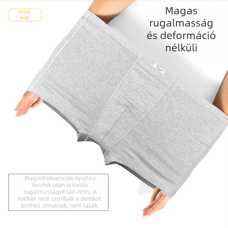 Férfi boxer alsó modal pamutból, lélegző és tartós, nagy méret