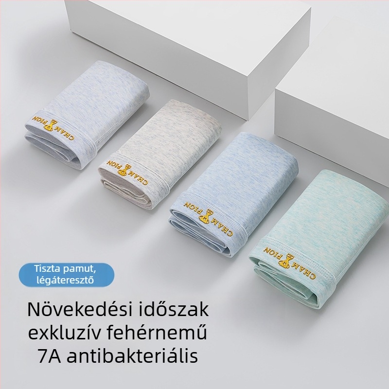 Tong Fanku varrat nélküli pamut boxeralsó tinédzser-fiúk számára, antibakteriális 7A