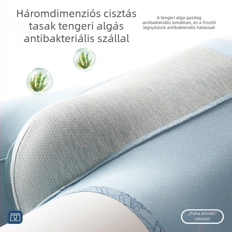 Celebrity Family Modal férfi középmagas boxeralsónemű, 7A antibakteriális tengeri algával