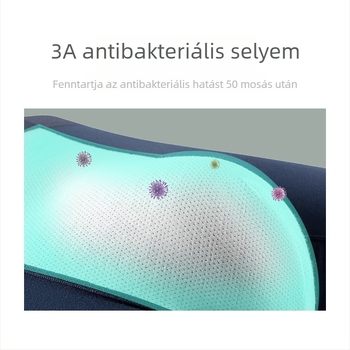 Férfi seamless modal boxer brief, antibakteriális, középmagas derekú, csípőrészen mulberry selyem bélés
