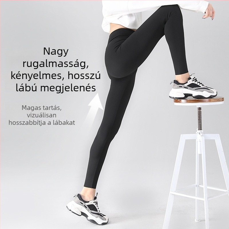 Bonas női Shark Pants - magas derekú, hasformázó, feneket emelő fitnesz jóga nadrág, crop szabás, nyár–tavasz–ősz