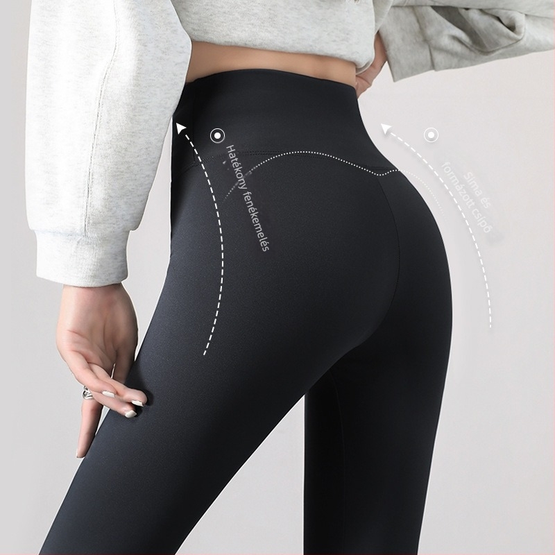 Bonas női Shark Pants - magas derekú, hasformázó, feneket emelő fitnesz jóga nadrág, crop szabás, nyár–tavasz–ősz