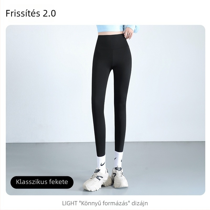 Bonas női Shark Pants - magas derekú, hasformázó, feneket emelő fitnesz jóga nadrág, crop szabás, nyár–tavasz–ősz