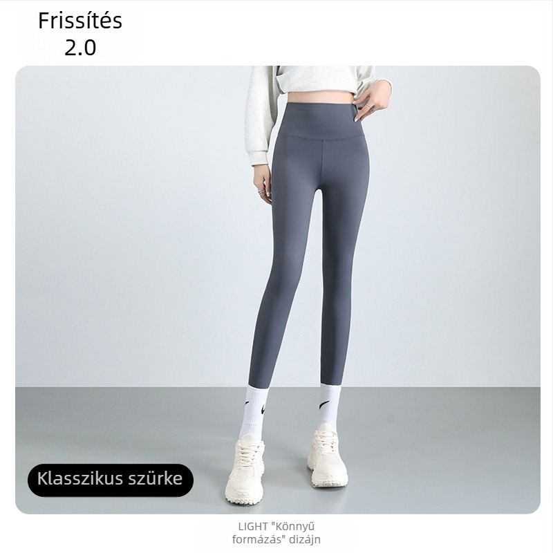 Bonas női Shark Pants - magas derekú, hasformázó, feneket emelő fitnesz jóga nadrág, crop szabás, nyár–tavasz–ősz