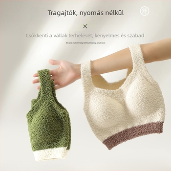 Női termosz felső mellkészlettel és beépített kosarakkal, kapucnival, rövid fazon, Spandex anyag 30-50% tartalommal, színazonos minta, közepes tömeg (181-200 g/m²)
