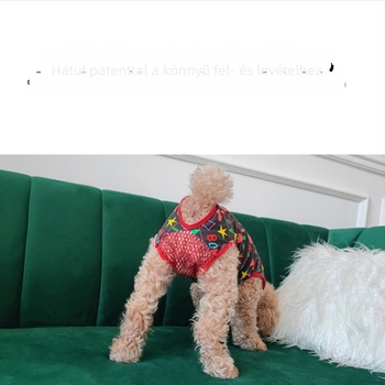 Pamut egyrészes kutya alsónemű nőstény Bichon/Teddy