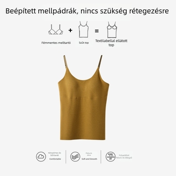 Női termosz mellény beépített melltartóval és mellkasi párnázattal, dupla oldali fleece bélés, Derong anyag