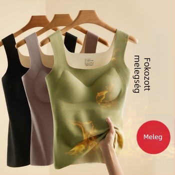 Női De Velvet melegítő mellény fleece-beléssel, beépített cups, dupla réteg, poliészter 90–95%, vastagság 201–250 g/m2