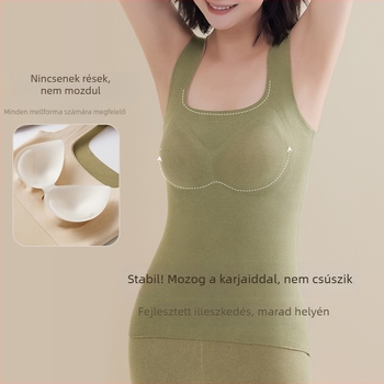 Női De Velvet melegítő mellény fleece-beléssel, beépített cups, dupla réteg, poliészter 90–95%, vastagság 201–250 g/m2
