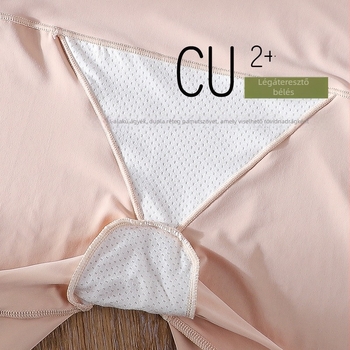 Női magas derekú ice-silk kötött nadrág, gyorsan szárad, 50% nylon, belső ice-silk bélés