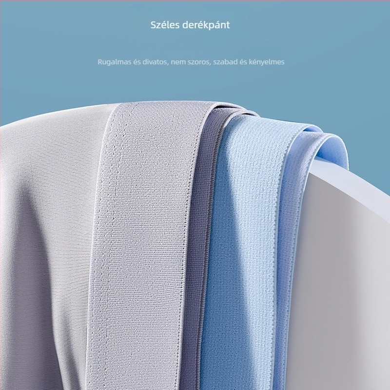 Férfi Ice Silk Boxer alsó, ultra vékony, középső derék, légáteresztő, gyorsan száradó, poliészter 90–95%.