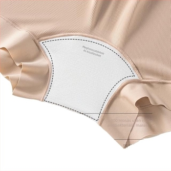 Női nylon boxer brief, Mulberry selyem bélés, középső derék, lélegző, egyszínű