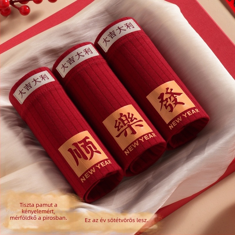 Férfi pamut légáteresztő boxeralsó Woodpecker, antibakteriális, középső derékmagasság, OEM-kompatibilis