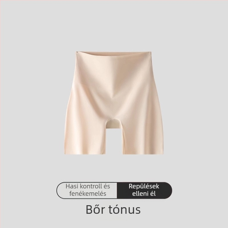 Női magas derekú biztonságos alsó – anti-expozíció, pamutbetéttel, Ice Silk anyag, Nylon 77%