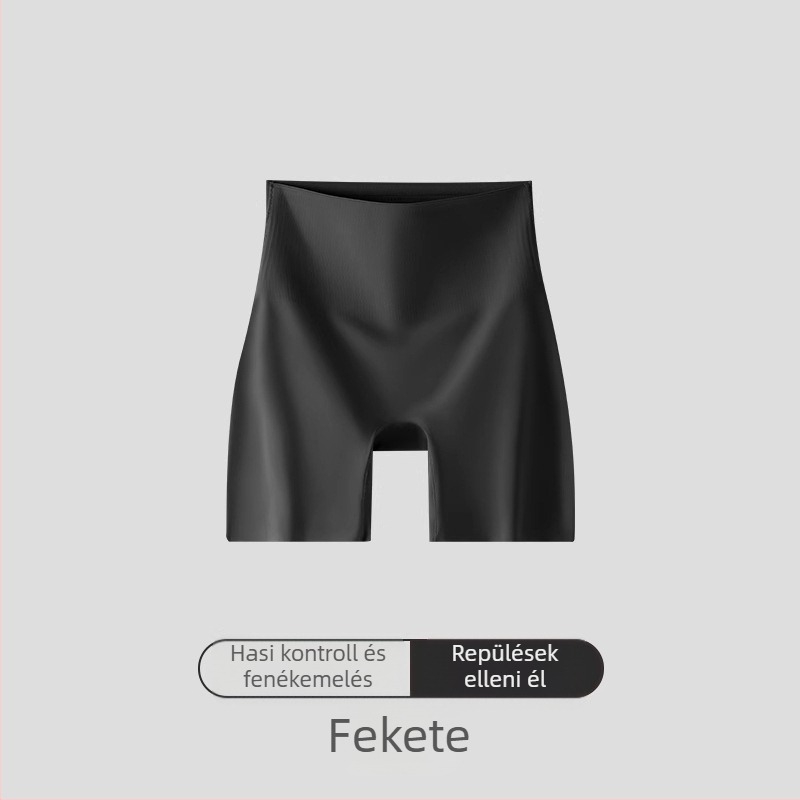 Női magas derekú biztonságos alsó – anti-expozíció, pamutbetéttel, Ice Silk anyag, Nylon 77%
