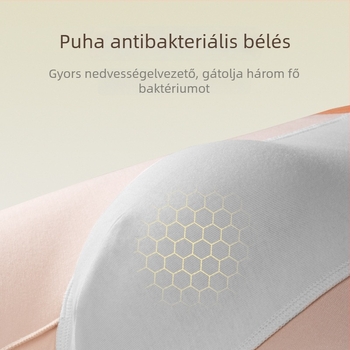 Férfi modal anyagú, varrat nélküli boxer brief, antibakteriális és lélegző, középmagas derekú, pamut gusset