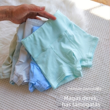 A osztályú 100% pamut meleg hasi védelemmel, magas derekú fiú alsónadrág, őszi-téli