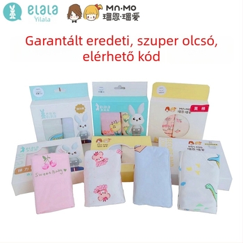 Gyerekeknek szóló uniszex pamut boxer alsónemű (2 db) – 95% pamut, 3–8 éveseknek, márka Lala-clad love
