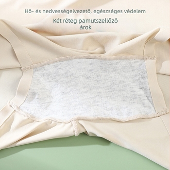 Női középmagas derekú boxer briefs nylonból (86%), egyszínű, pamut gusset 100% és spandex belső
