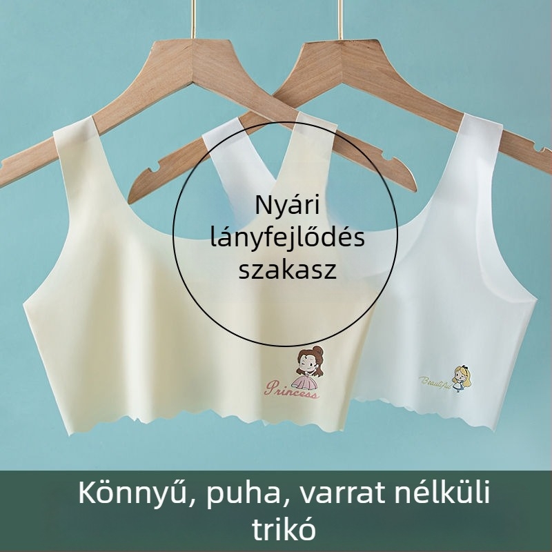 Lányoknak készült nylon csőtop, varrat nélküli, lélegző, vékony formázott kosarakkal