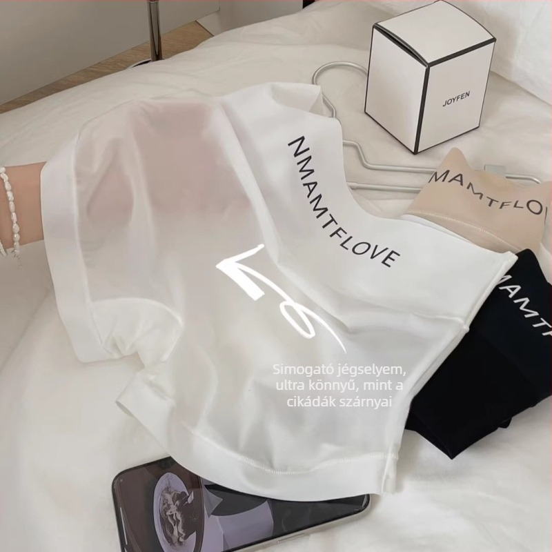 Női boxer brief Ice Silk anyag, anti-expozíció, fő anyag nylon 70–80%, fonal 11–20D, középmagasság