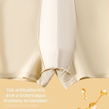 Férfi boxer brief, antibakteriális, lélegző pamutból (90–95%), középmagas derekú, kényelmes viselet.