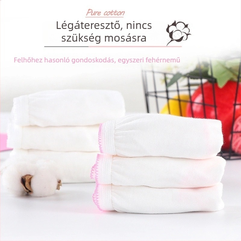 Női egyszer használatos pamut alsónemű kismamáknak és szülés utáni időszakra, gyorsan száradó, légáteresztő, szivárgásmentes, középmagas derekú