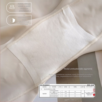 Nylonból készült magas derekú, seamless formázó alsó, modal béléssel – védelem kiemelkedés ellen