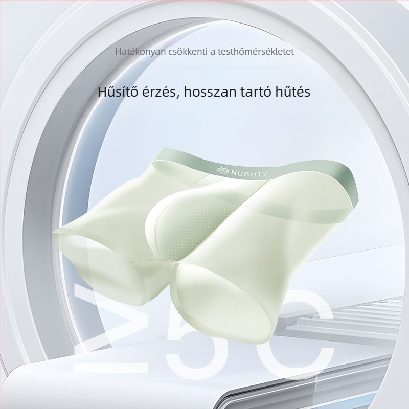 Fiúknak készült nejlon boxeralsó ice silk textúrával, tinédzsereknek