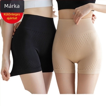 Női magas derekú, seamless shapewear fehérnemű nylonból (90%), jacquard szövés, pamutkeverék belső bélés