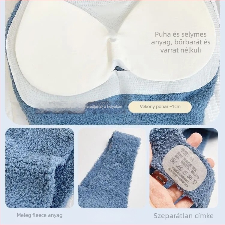 Női fleece-betétes termosz vest beépített melltartóval, egyrészes alsónemű az őszi-téli időszakra