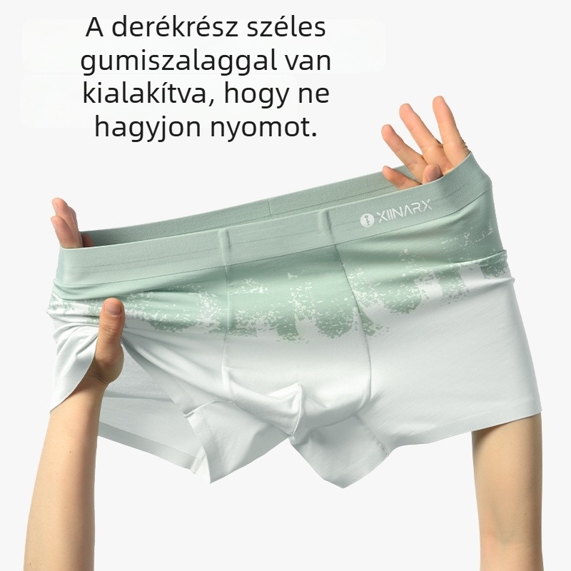 Evening férfi modal boxer rövidnadrág, középső derekú, antibakteriális, gradiens mintás, 60S modal