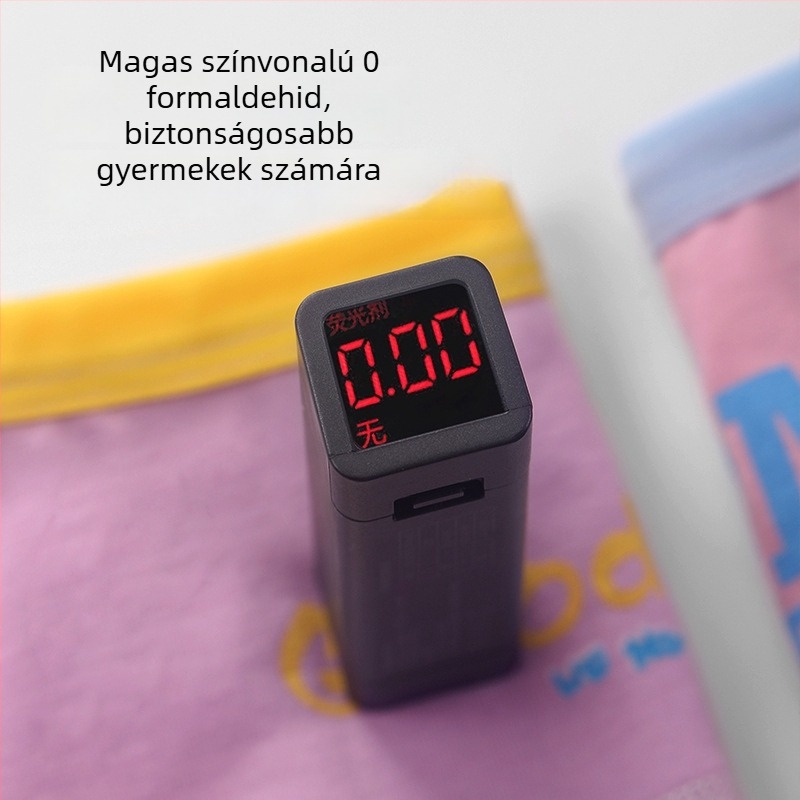Női menstruációs fehérnemű szivárgás elleni védelemmel, középmagasságú háromszög szabású rövidnadrág tinédzserek számára