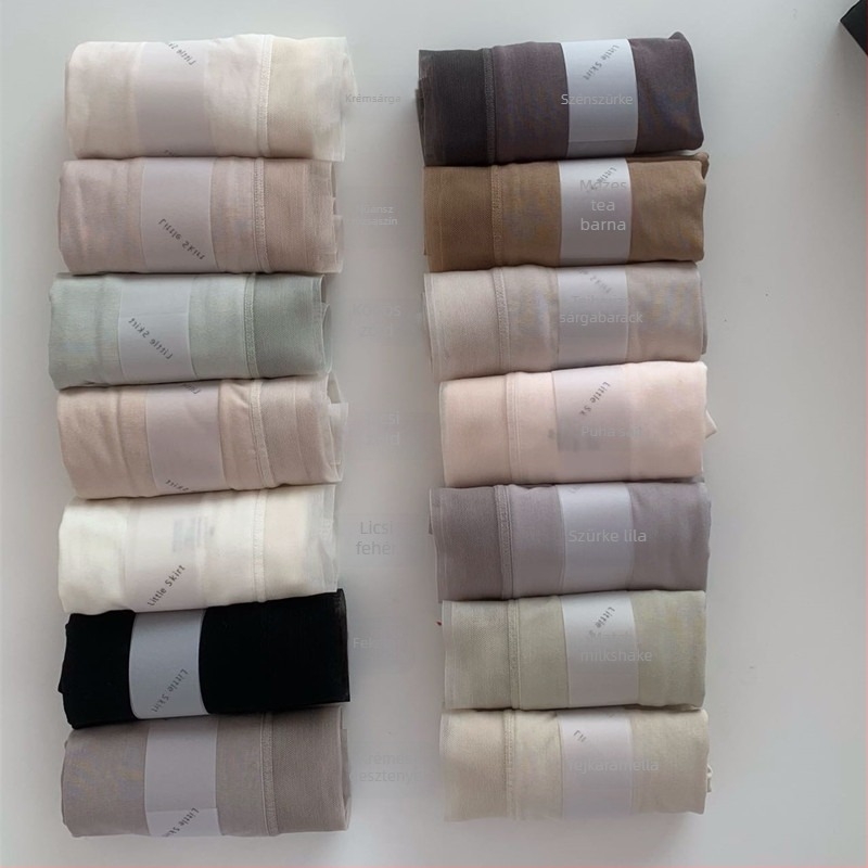Xiaolan Skirt modál anyagú csipkés női alsó, középső derék, lélegző, varrat nélküli, 80 darab, modell A001