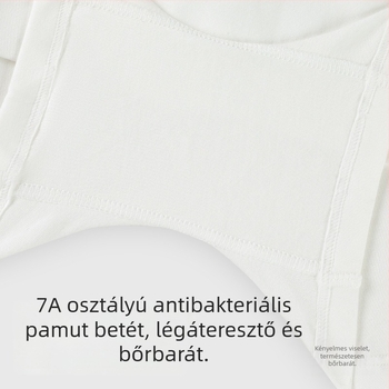 Női pamut boxer rövidnadrág, magas derék, hasformázó hatás, pamut béléssel, átlátszatlanság elleni védelem