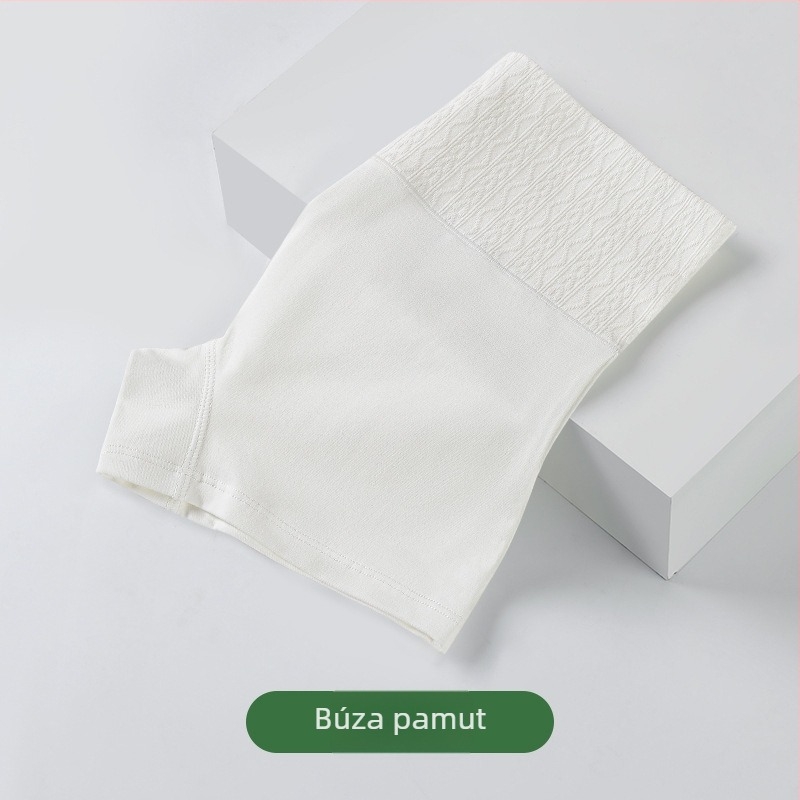 Női pamut boxer rövidnadrág, magas derék, hasformázó hatás, pamut béléssel, átlátszatlanság elleni védelem