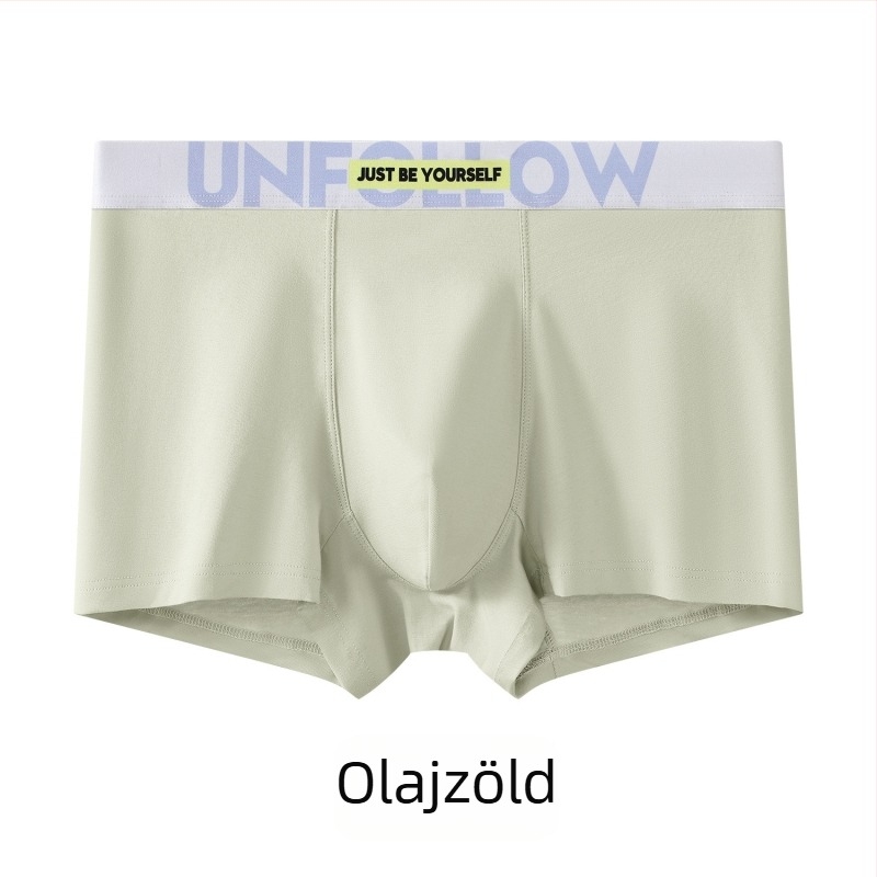 Férfi alsónemű pamutból és modalból, antibakteriális, légáteresztő, középmagas derékú boxer-briefs