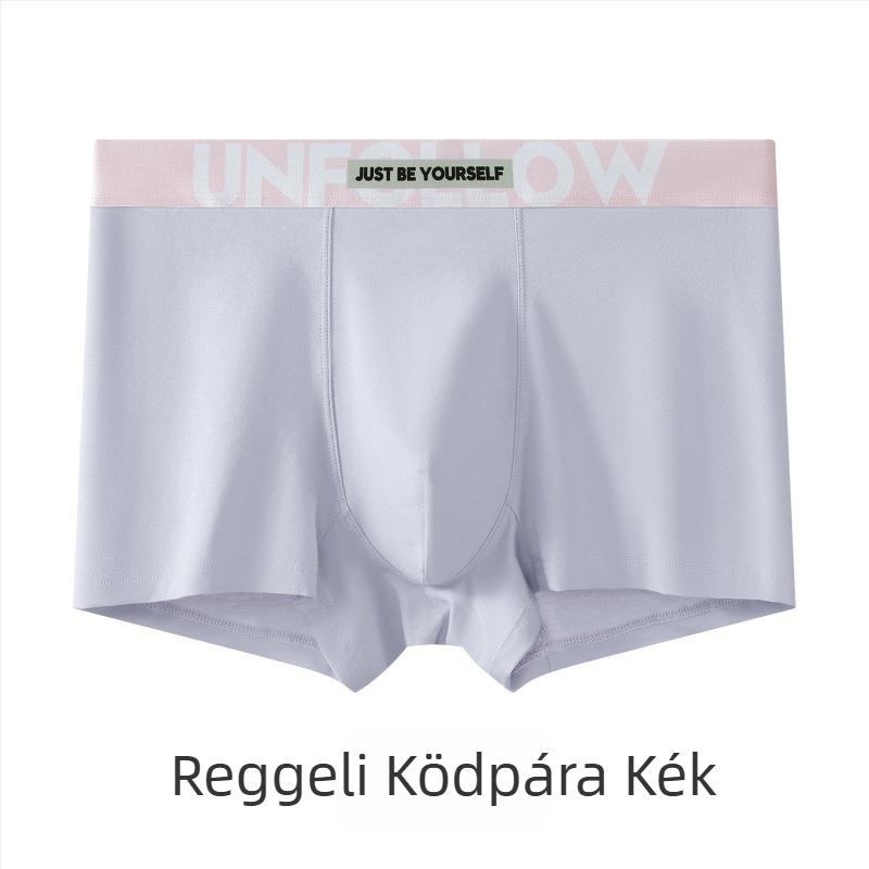 Férfi alsónemű pamutból és modalból, antibakteriális, légáteresztő, középmagas derékú boxer-briefs