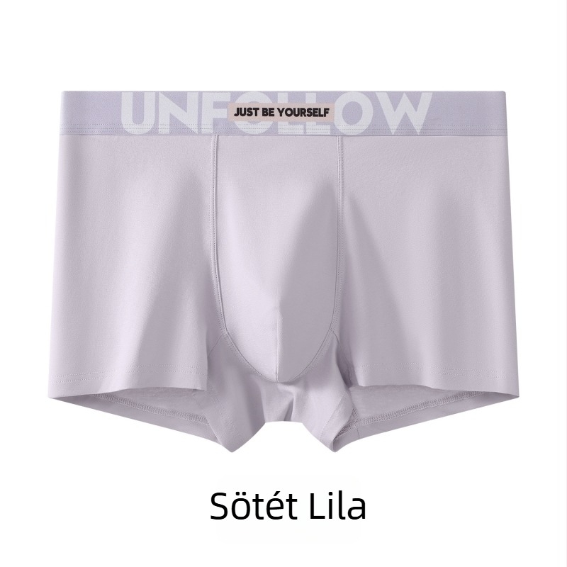 Férfi alsónemű pamutból és modalból, antibakteriális, légáteresztő, középmagas derékú boxer-briefs