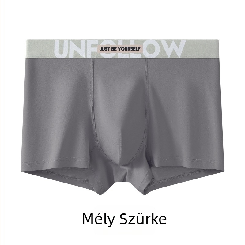 Férfi alsónemű pamutból és modalból, antibakteriális, légáteresztő, középmagas derékú boxer-briefs