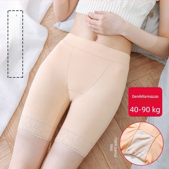 Plusz méretű női magas derekú leggings Modal pamut bélésével, védelem az átlátszóság ellen, nyári kényelem
