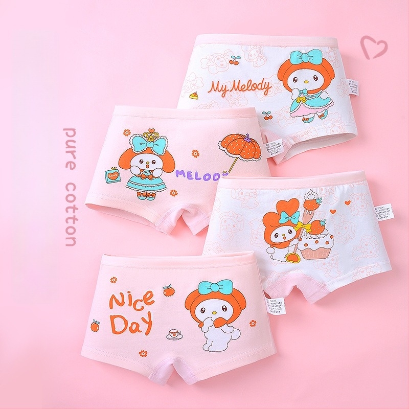 Lányoknak szóló pamut alsónemű – 91–95% pamut, Biztonsági szint A, 3–8 éveseknek, 2025 tavasza