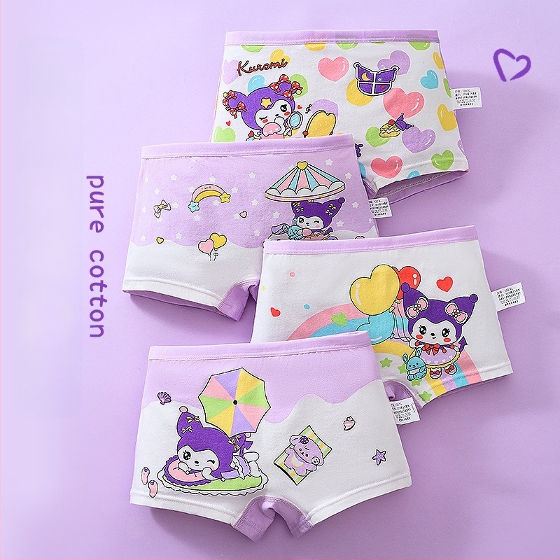 Lányoknak szóló pamut alsónemű – 91–95% pamut, Biztonsági szint A, 3–8 éveseknek, 2025 tavasza