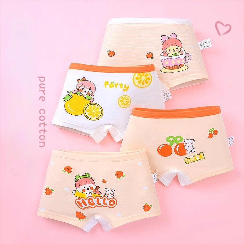 Lányoknak szóló pamut alsónemű – 91–95% pamut, Biztonsági szint A, 3–8 éveseknek, 2025 tavasza