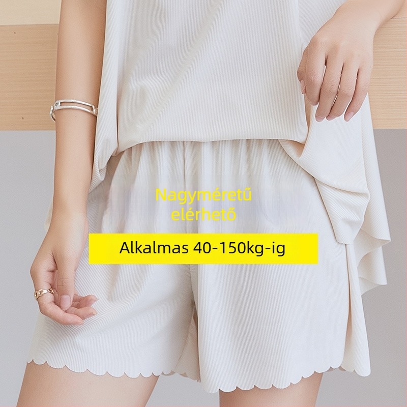 Női védő nadrág, magas derekú, Ice Silk anyag (poliester 95%), csíkos mintázat, Ice Silk bélés