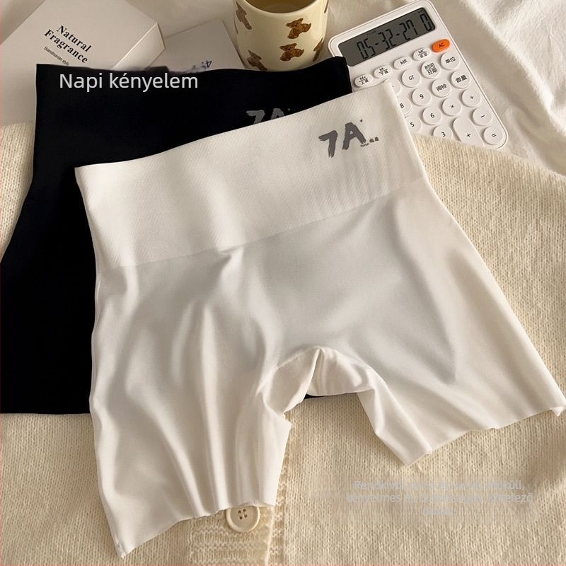Női magas derekú, varrás nélküli rövidnadrág, három az egyben a átláthatóság ellen, nincs gyűrődés, hasformázás és csípőemelés, Ice Silk bélés