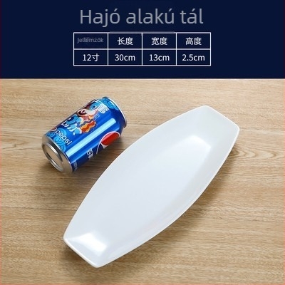 Halas tál, ovális, vastagodott, Anyag: selyemvirág, Quanfu márka, Japán stílus