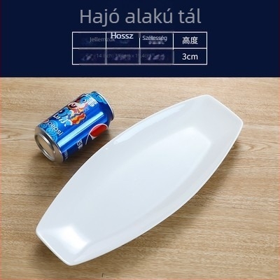 Halas tál, ovális, vastagodott, Anyag: selyemvirág, Quanfu márka, Japán stílus