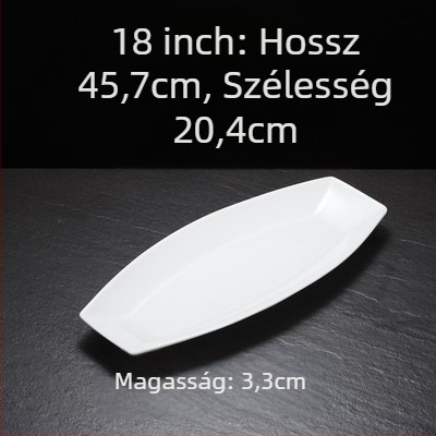 Halas tál, ovális, vastagodott, Anyag: selyemvirág, Quanfu márka, Japán stílus