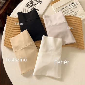 Női magas derekú boxer brief, 10A pamut antibakteriális alsó rész, varrat nélküli, két az egyben, egyszerű női alsónemű